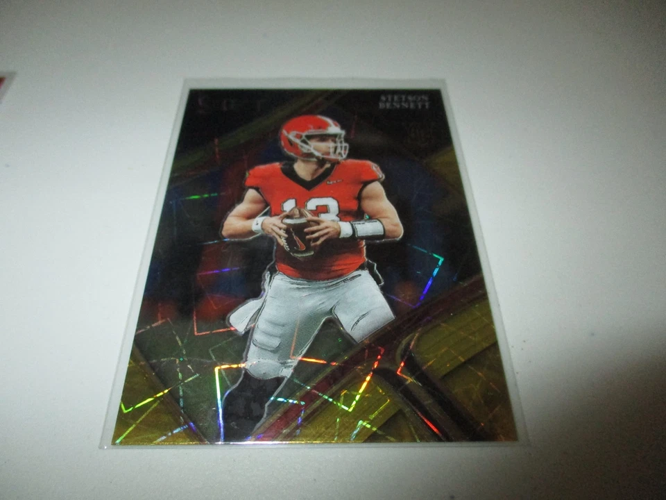Stetson Bennett 2023 Panini Select Draft Picks Prizm Gold Lazer RC #125 - Image 1 of 1