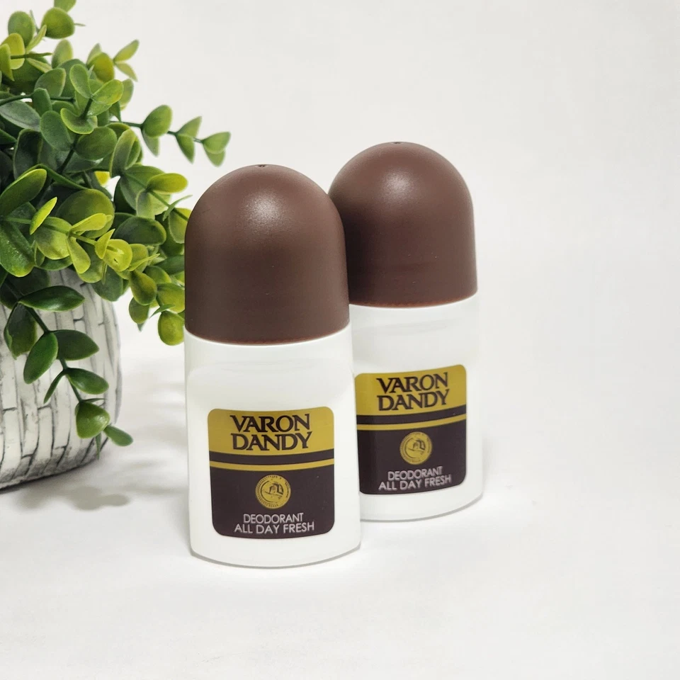Desodorante roll-on Varon Dandy 2,53 fl oz fresco todo el día - Lote de 2 Foto 1 de 1