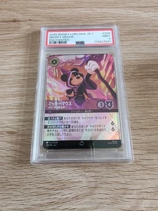 PSA 9 Mickey Wayward Sorcerer Enchanted Lorcana Primer Capítulo Japonés JA #208 - Imagen 1 de 2