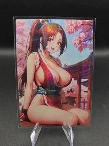 Mai Shiranui Street Fighther Anime Waifu Card Doujin ACG Goddess Holo - Picture 1 of 4