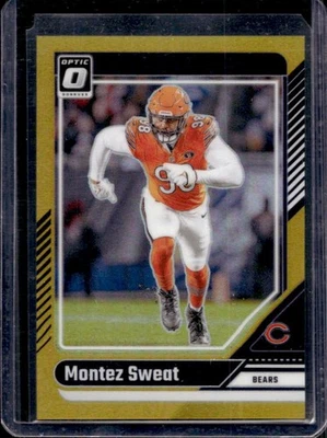 2024 Donruss Optic Montez Sweat Gold #4/10 Bears - Image 1 of 2