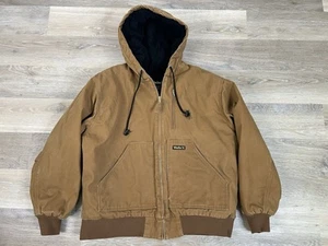 Walls Workwear Work Duck Canvas Hooded Jacket Men's XL Lined Distressed - Picture 1 of 14
