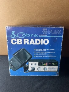 Radio CB Cobra 19 Plus con microfono - Nuova vecchio stock! - Foto 1 di 4