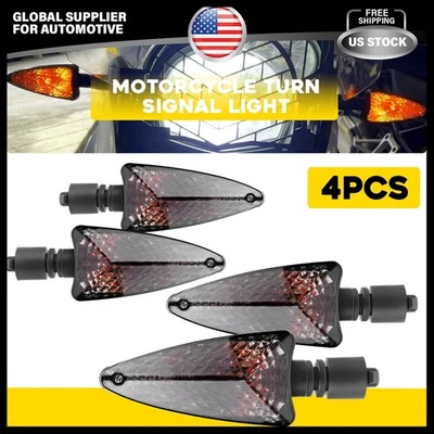 4 передних/задних светодиодных желтых указателя поворота для BMW HP4 S1000R G450X F700GS R1250R - Изображение 1 из 4