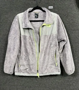 The North Face Fleece Jacket Youth Girls Size XL (18) Gray Full Zip Super Soft - Picture 1 of 11