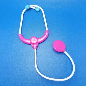 Barbie Pink Stethoscope Doctor Nurse Accessory Realistic Pretend Play Kid Toy - Picture 1 of 6