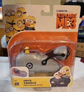 Despicable Me 3 Gru's Fahrzeug mit Freilauf Aktion Brandneu #15 - Bild 1 von 1