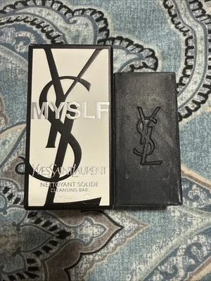 Mini barra limpiadora de jabón para hombre Yves Saint Laurent MYSLF 20 g cara/barba/pelo/cuerpo Foto 1 de 2