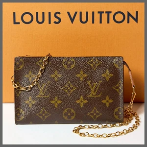 Louis Vuitton Monograma Bolsa Cubo Marrón PVC Cuero Mini Bolso con Cadena Marca - Imagen 1 de 14