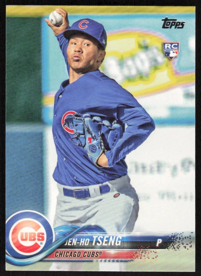 (5) CARD LOT - 2018 Topps  #498 Jen-Ho Tseng RC - Image 1 of 2