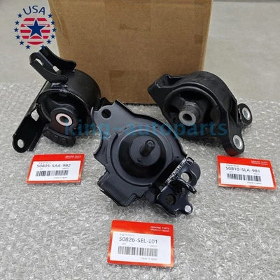 New ! New Engine Mount Set 3Pcs Fits For 2007-2008 Honda Fit A4537 A4552 AM500 - Image 1 of 4