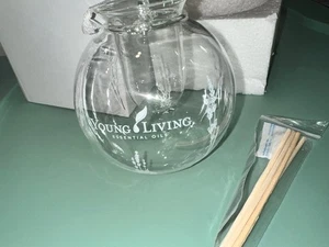 3 Brand new Glass diffuser ornaments for essential oils. Young Living branded. - Picture 1 of 3