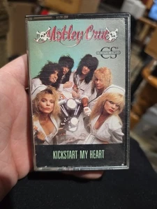 Motley Crue Kickstart My Heart Cassette Tape Single 1989 - Picture 1 of 3