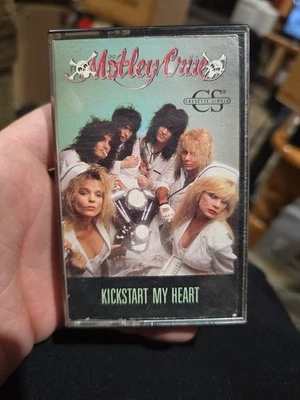Motley Crue Kickstart My Heart Cassette Tape Single 1989 - Image 1 of 3