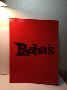 1958 Menu Pasha's Restaurant by Lord menu Co Massachusetts JRR12 - Picture 1 of 5