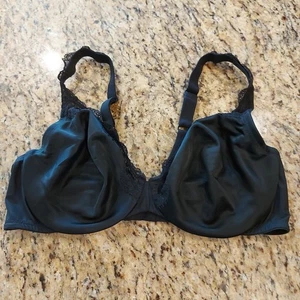 Olga 35061 BH Größe 42 D schwarz UW Spitze Akzent ungefüttert verstellbarer Träger - Bild 1 von 24