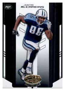 2004 Certified Justin McCareins NFL Base Card PWE Set Break Foil Jets #84 - Picture 1 of 2