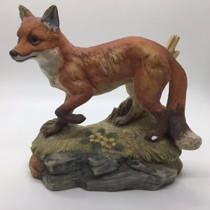 Vintage Red Fox - Andrea by Sadek Ceramic Figurine 6" tall - Made in Japan #5618 - Picture 1 of 7