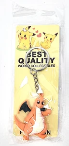Pokemon Key Chain Dragonite Rubber Pull on Closure New Sealed - Picture 1 of 5