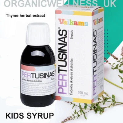 PERTUSINAS (PERTUSIN) KINDER 4+ RACHEN & Husten SIRUP Tnyme Kräuterextrakt 100ml. - Bild 1 von 2