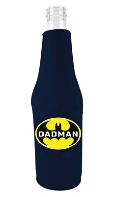 Botella de cerveza con cremallera de neopreno Dadman Coolie, divertida para el día del padre Foto 1 de 3