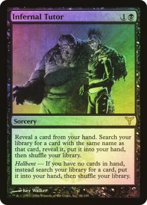 Dissension  MTG  Foil  Infernal Tutor   Magic - Image 1 of 2