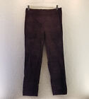 J Jill Corduroy Cotton Blend Pants Womens Size 2 Mid Rise Pockets Side Zipper