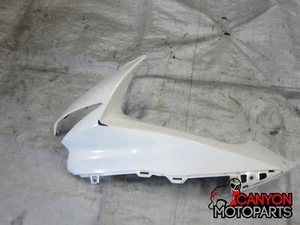 11-24 Suzuki GSXR 600 750 Left Upper Side Fairing Plastic OEM White - Picture 1 of 6