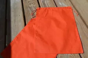Bolsas de muselina de algodón de doble cordón de 3""x4"" (color naranja) - Imagen 1 de 4