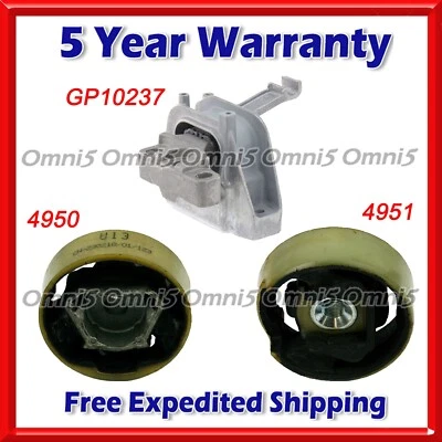 O510 se adapta a Volkswagen Atlas 2018-2025 motor de 2,0 L y brazo de par montaje de buje 3 piezas Foto 1 de 4