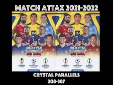TOPPS MATCH ATTAX 2021-2022 2021/22 CRYSTAL BASE CARDS 208-387