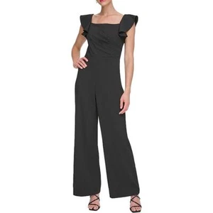 DKNY Womens Solid Jumpsuit BHFO 5615 - Picture 1 of 2