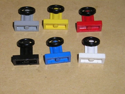 Lego 4 x Autolenkrad Lenkrad Auto komplett Farbauswahl 3829c01 (A 8) - Bild 1 von 4