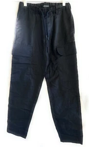 Emporio Armani Boy Drawstring waist Trousers Navy 10A - Picture 1 of 5
