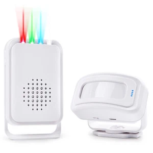 Detector de movimiento inalámbrico campana de bienvenida timbre alarma para oficina en casa x1 - Imagen 1 de 15