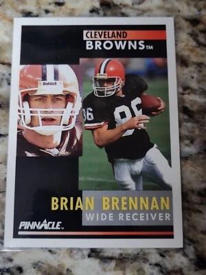 1991 Pinnacle - Brian Brennan #241 Cleveland Browns - Image 1 of 2