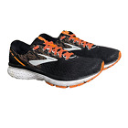 Brooks Ghost 11 Size 8D 1102881D093 Men's Black / Orange Running Shoes