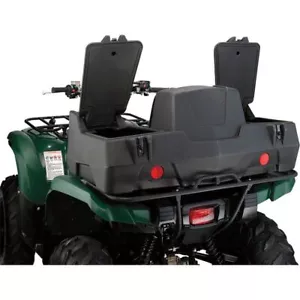 Moose Utility Black ATV Diplomat II Rear Cushioned Seat and Luggage Trunk - Picture 1 of 2