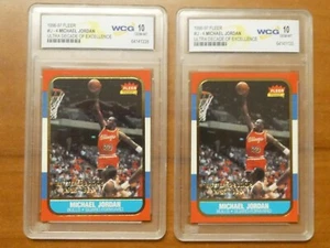 2 1996-96 Michael Jordan Fleer Ultra Decade Of Excellence Karten beide Graded 10 - Bild 1 von 2