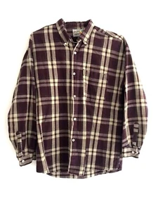 Gordon and James Herren Gr. L rot Flanell kariert Button Down Hemd Langarm - Bild 1 von 9