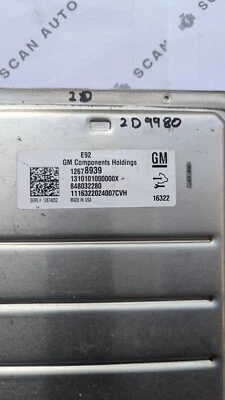Used 2016-2018 GMC Sierra 1500 GM E92 ECU 12678939 - Image 1 of 4
