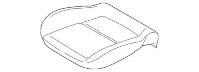 Cojín asiento delantero genuino Ford Transit Connect 2014-2018 DT1Z-17632A22-C Foto 1 de 2