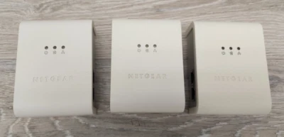 Lot Of 3 Netgear XE104 85 MBPS Wall Plugged Ethernet Switch 272-10275-04 Tested - Image 1 of 4