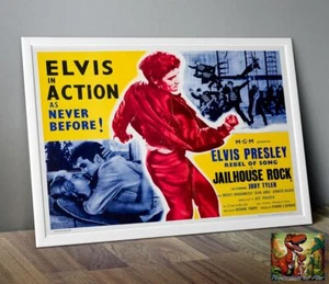 Jailhouse Rock Elvis Presley Repro Movie Poster Similar To A1 - 36"x24" - Picture 1 of 2