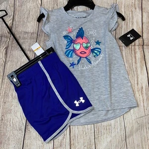 Under Armour 4 5 6 6x Fish Sunglasses Outfit Summer Athletic NEW - Picture 1 of 1