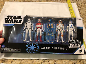 Star Wars Celebrate the Saga Galactic Republic 5 Pack Action Figure New in Box