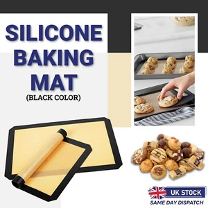 Non Stick Reusable Silicone Cooking Mat Rectangular Silicone Baking Pastry Mat - Picture 1 of 31