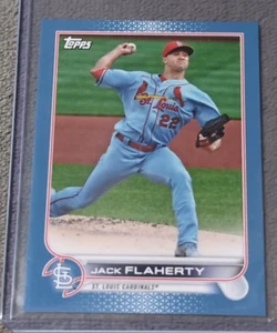 2022 Topps Minis Jack Flaherty #588 Blue Parallel /10 Dodgers/Cardinals MLB - Bild 1 von 3