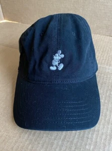 Mickey Mouse Hat Adult Unisex Disney Black Baseball Cap One Size Adjustable - Picture 1 of 4