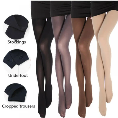 Sexy Mujeres Color Caramelo Pantimedias Largas Transparentes Medias Calcetines de Baile Foto 1 de 4